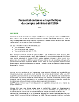 Présentation brève et synthétique CA 2024